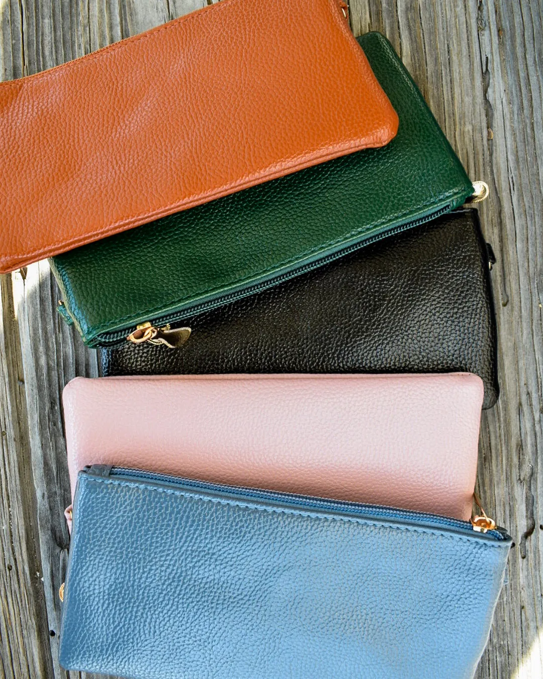 NATASHA TRIPLE ZIP WRISTLET - 5 COLORS