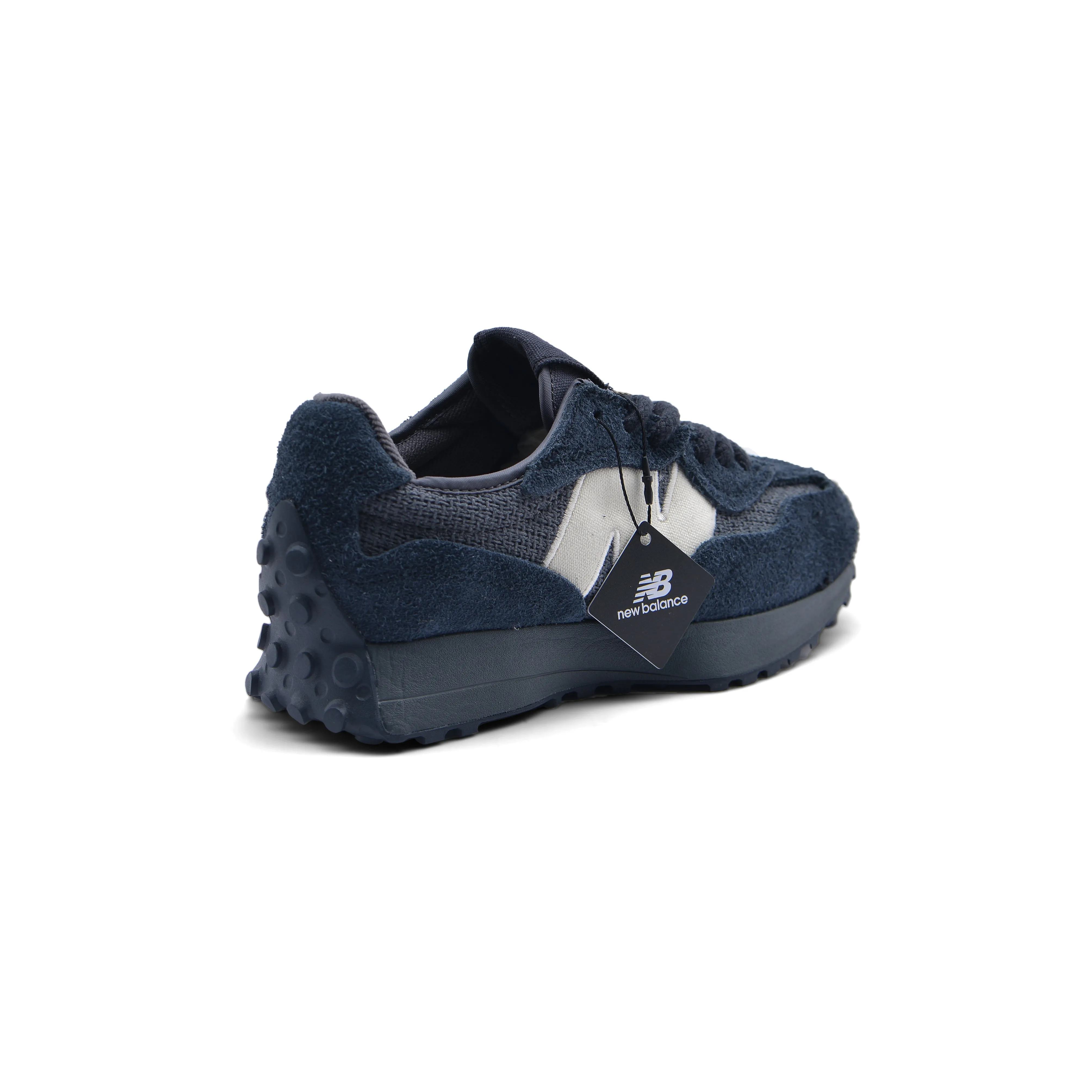 New Balance 327 Shoes Mens 8 Retro Sneaker Lace Up Low U327Mga Navy