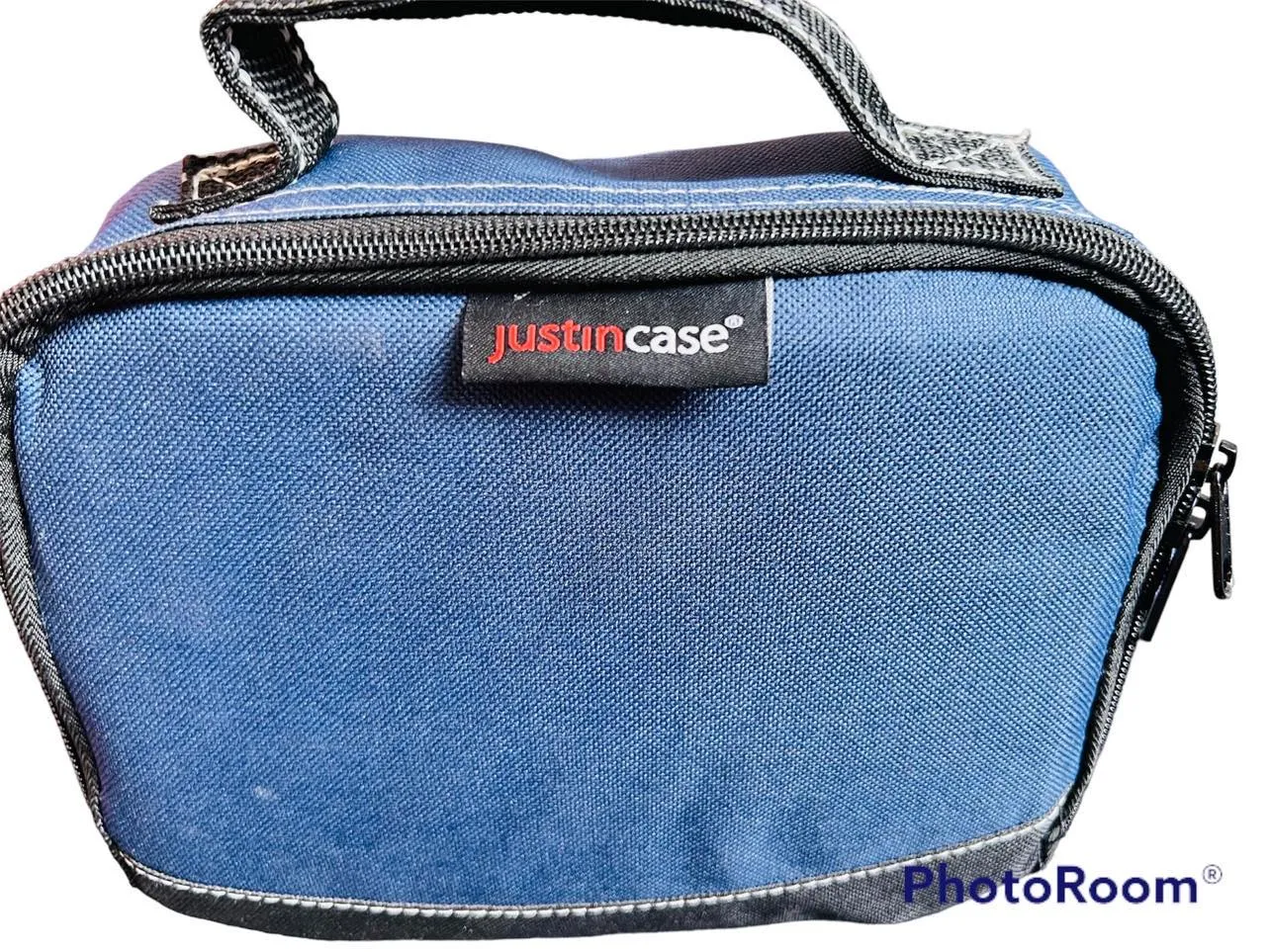 New Justin Case Booster Cables 8 Ft 10 Gauge in Navy & Black zip up case with compartments! Wholesale Pricing