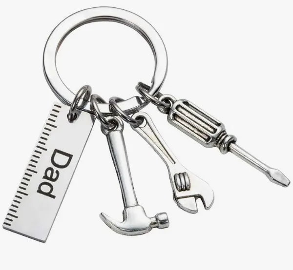 NEW Kimi House Pop Keychain with Ruler Hammer Wrench Screwdriver Gifts for Dad, Father’s Day Gifts from Daughter and Son