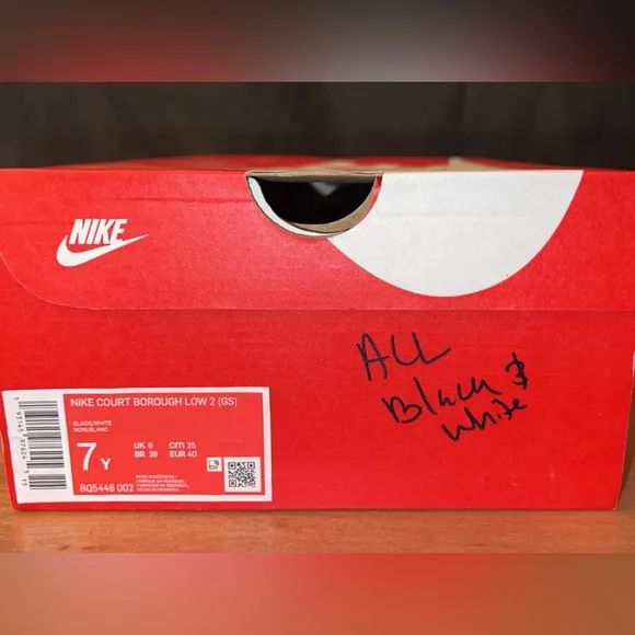 Nike Court Borough Low Recraft- 7Y/W8.5