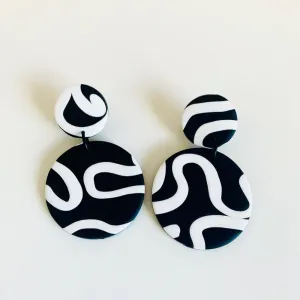No Shrinking Violet - Songlines Large Earrings