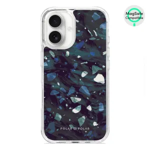 Nordic Terrazzo Gem - iPhone 16 Clear Bumper MagSafe Case