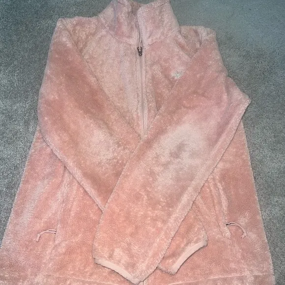 North Face Women's Osito Fleece Jacket Pink Medium