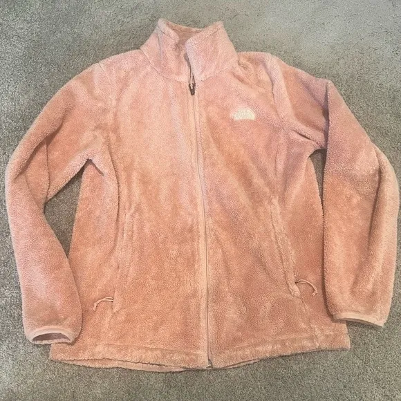 North Face Women's Osito Fleece Jacket Pink Medium