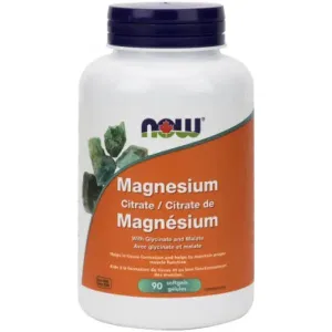 Now Magnesium Citrate 90 Softgels