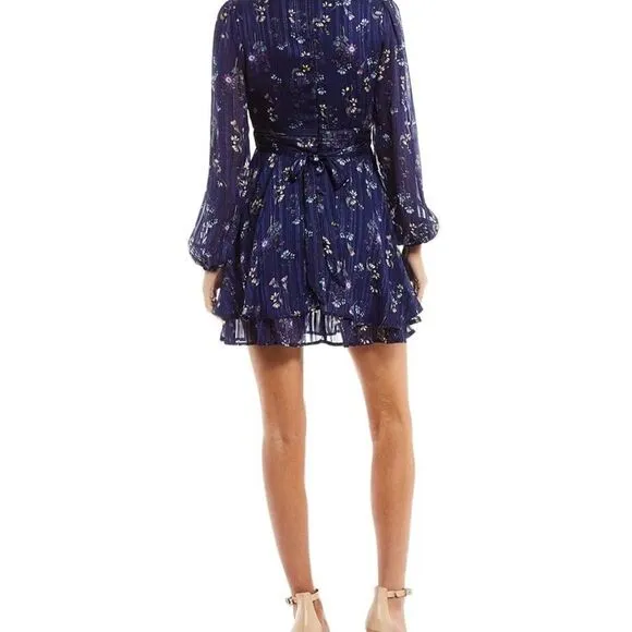 NWT Allison &amp; Kelly Dress. Navy Floral - Lightweight.