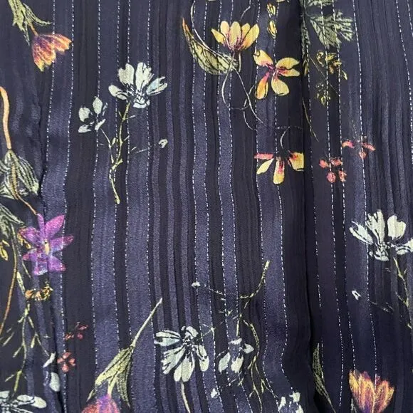 NWT Allison &amp; Kelly Dress. Navy Floral - Lightweight.