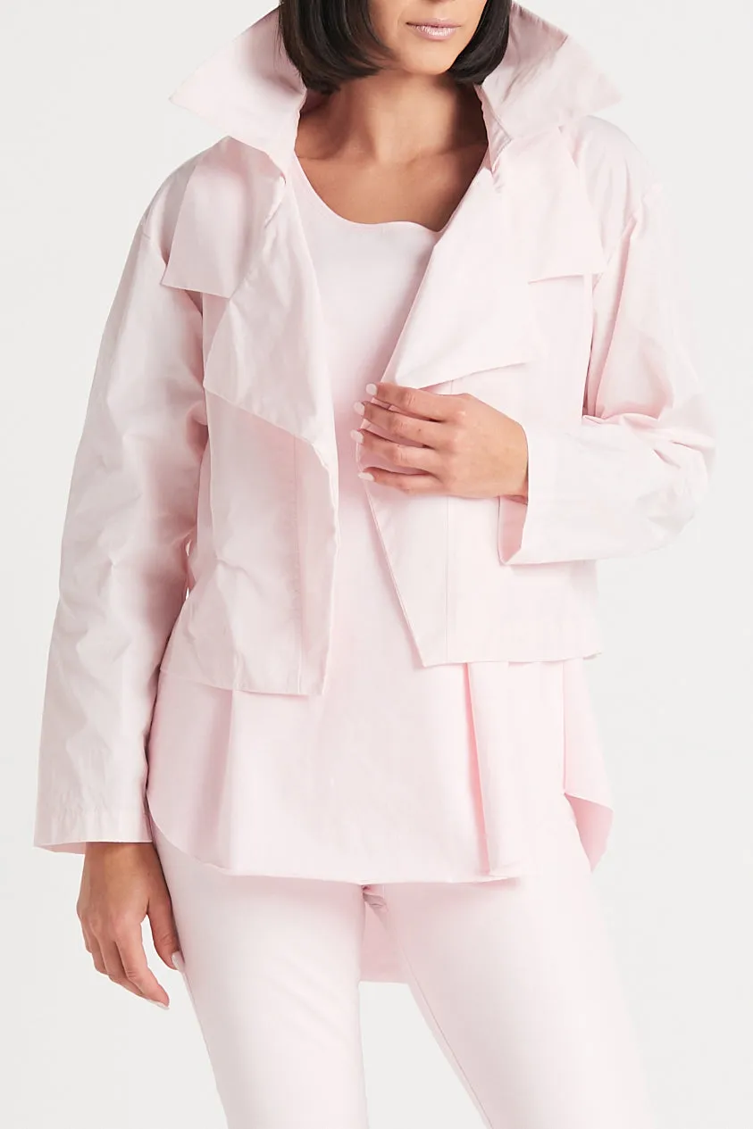 Nylon Triple Collar Jacket