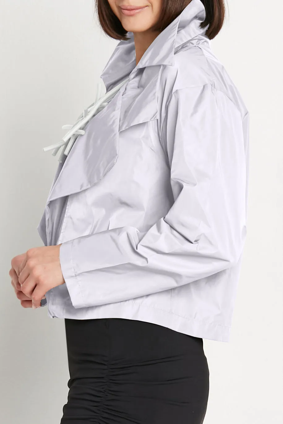 Nylon Triple Collar Jacket