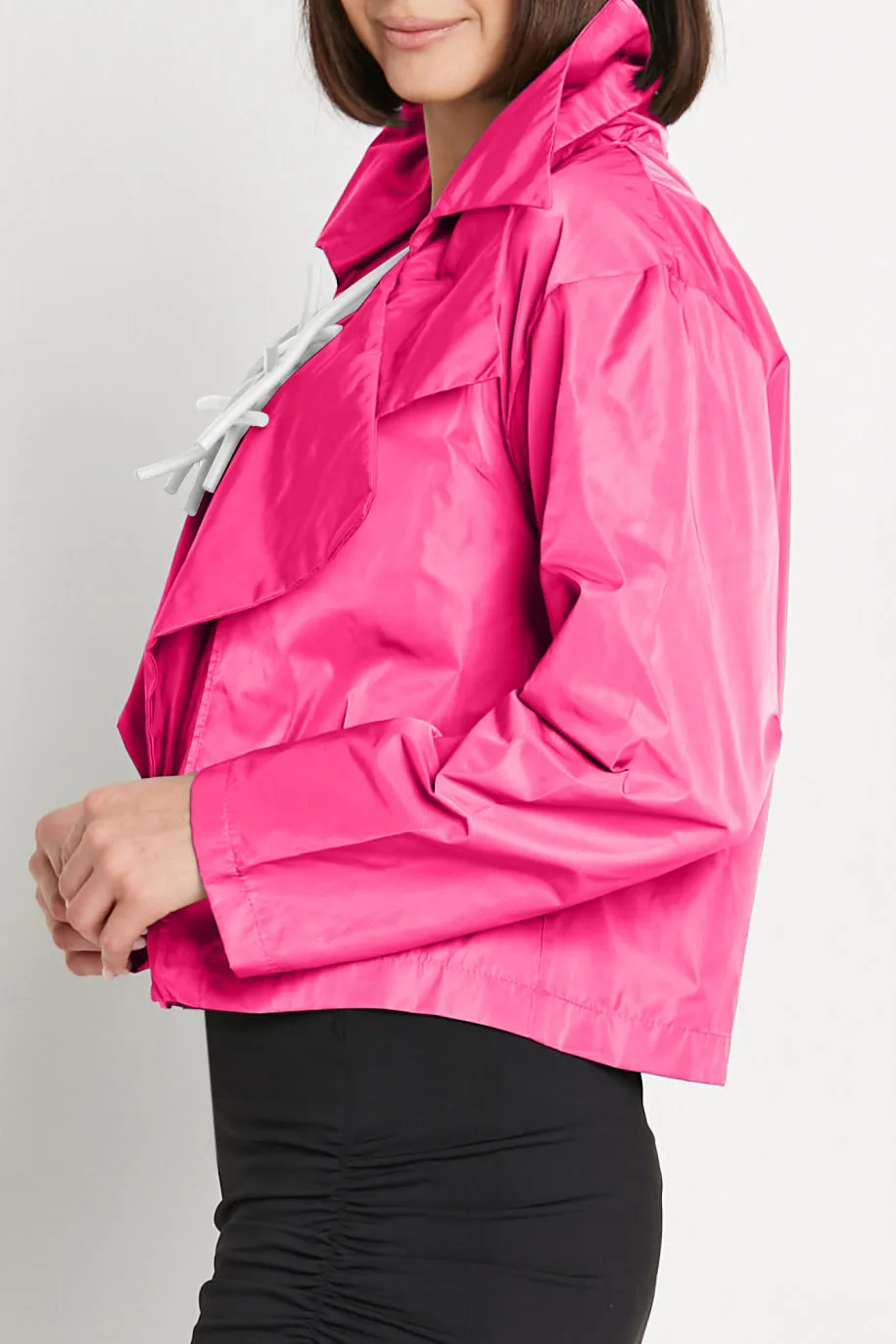 Nylon Triple Collar Jacket