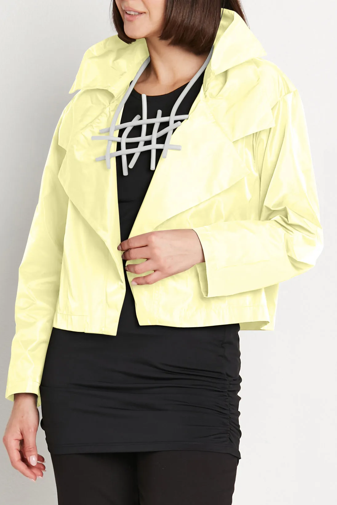 Nylon Triple Collar Jacket