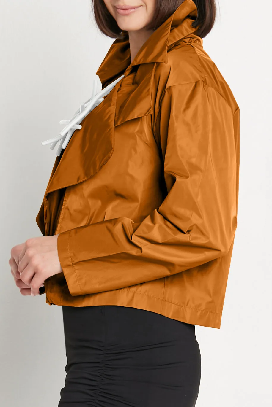 Nylon Triple Collar Jacket