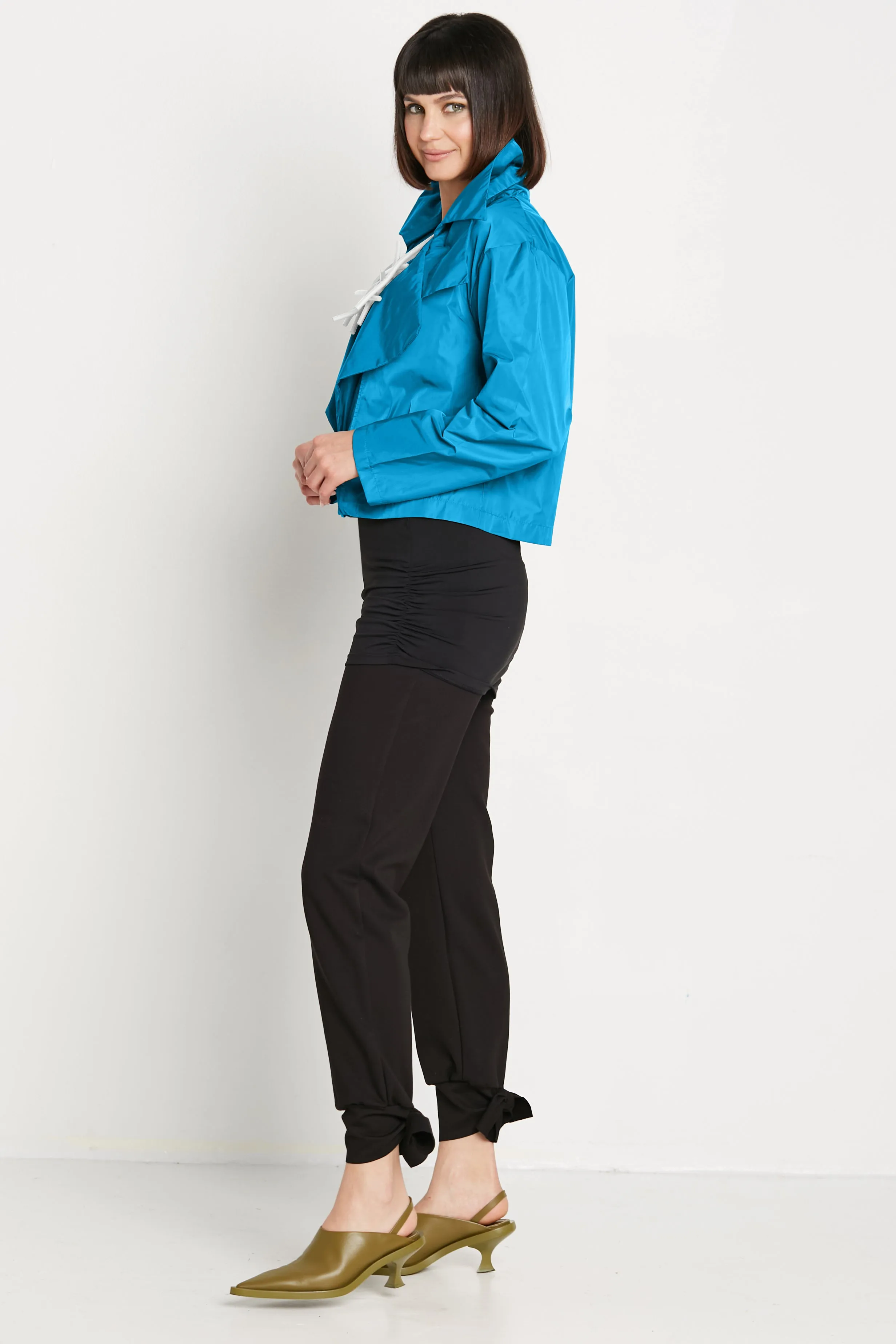 Nylon Triple Collar Jacket