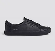 OCA Low All Black Premium Leather Sneaker Men