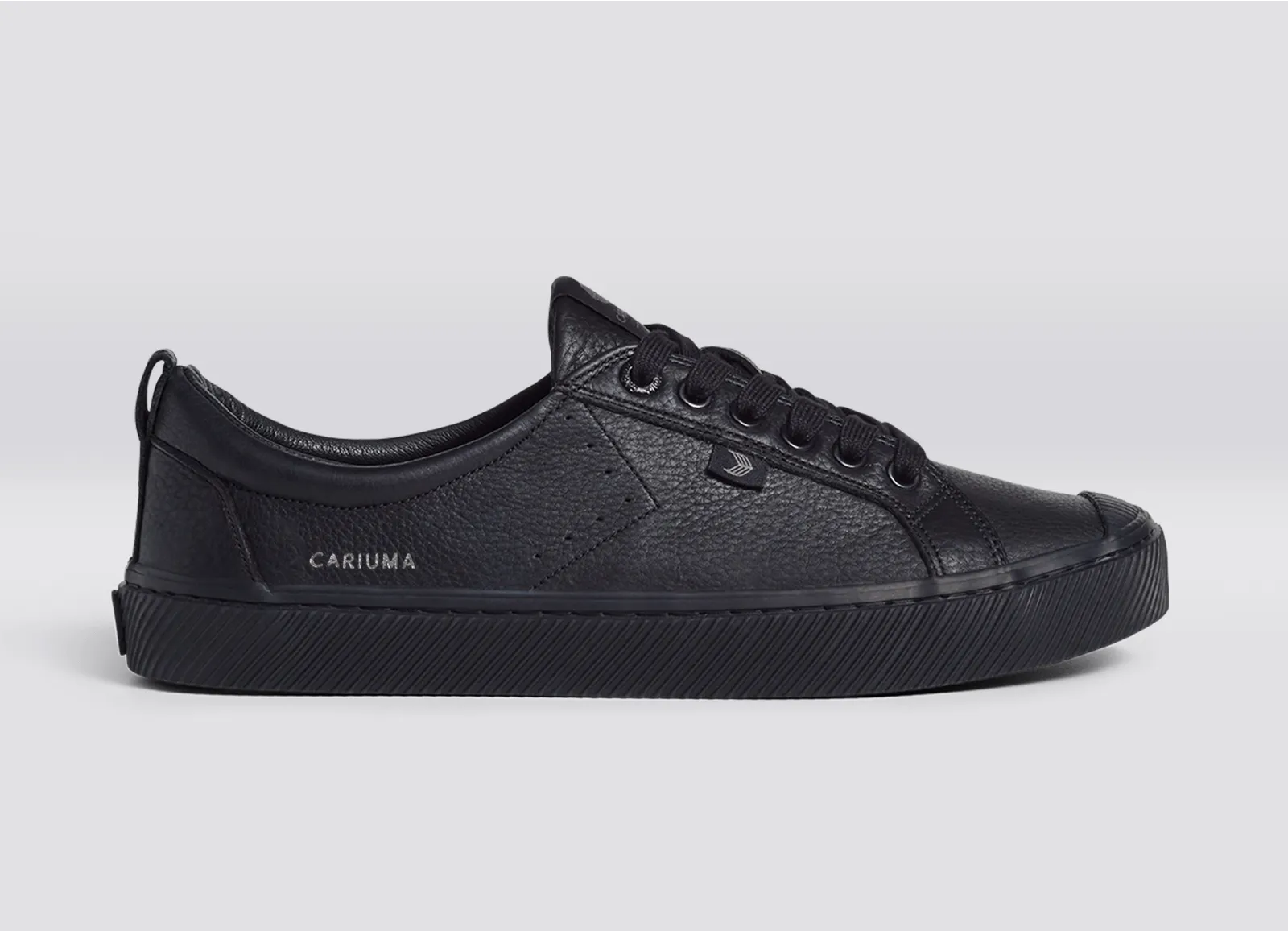 OCA Low All Black Premium Leather Sneaker Men
