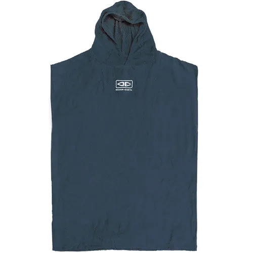 OCEAN AND EARTH Lightweight Hooded Poncho - Navy