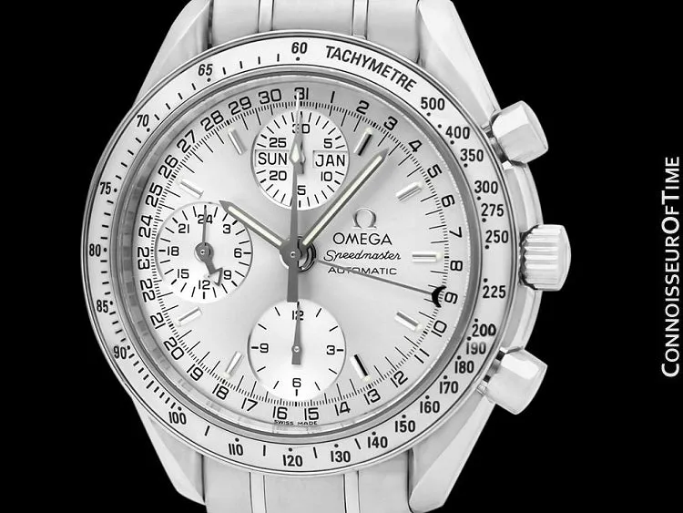 Omega Speedmaster Mens Triple Date Chronograph Automatic Watch, 3523.30 - Stainless Steel