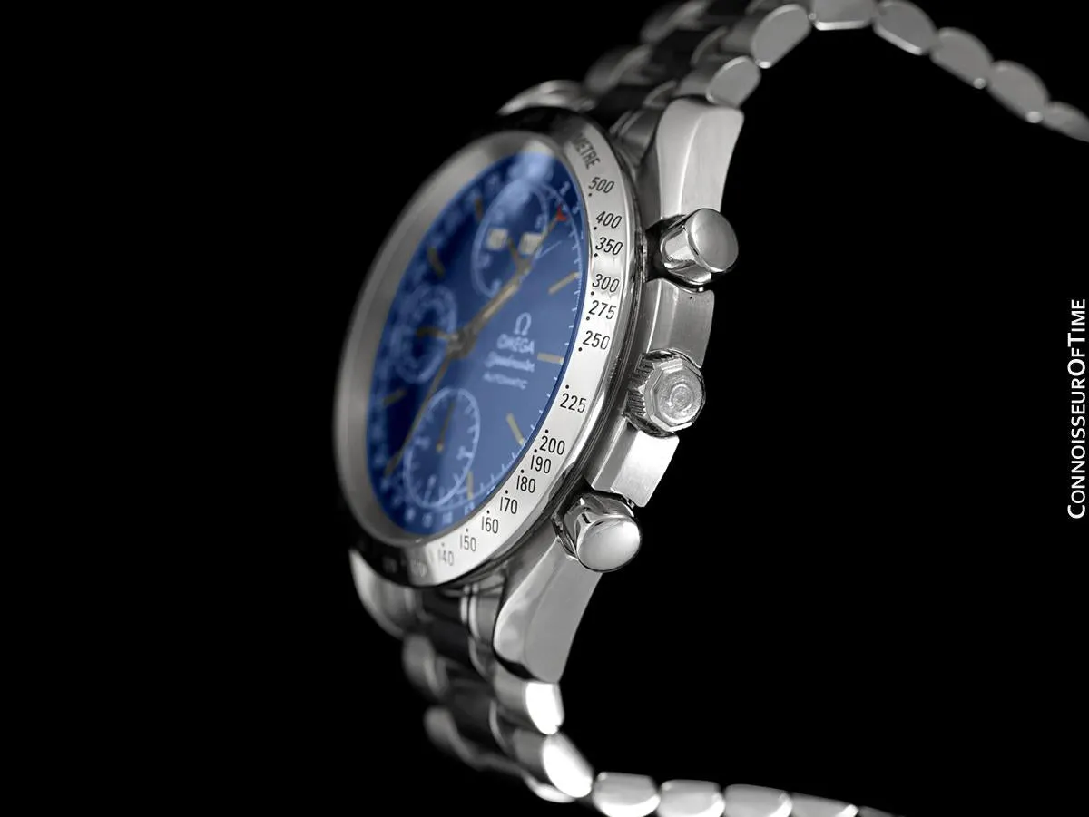 Omega Speedmaster Triple Date Chronograph Watch, Blue Dial, 3521.80 - Stainless Steel