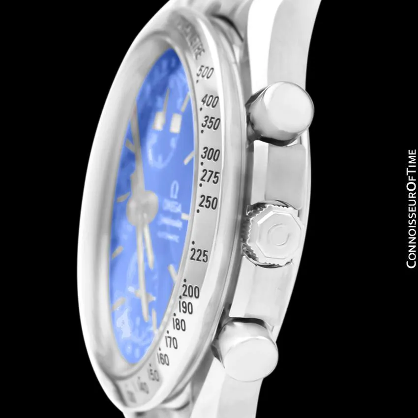 Omega Speedmaster Triple Date Chronograph Watch, Blue Dial, 3521.80 - Stainless Steel