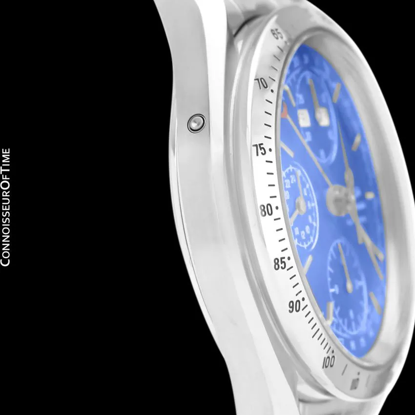 Omega Speedmaster Triple Date Chronograph Watch, Blue Dial, 3521.80 - Stainless Steel