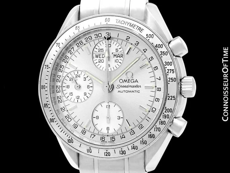 Omega Speedmaster Triple Date Chronograph Watch with Box and Papers, 3523.30 - Stainless Steel