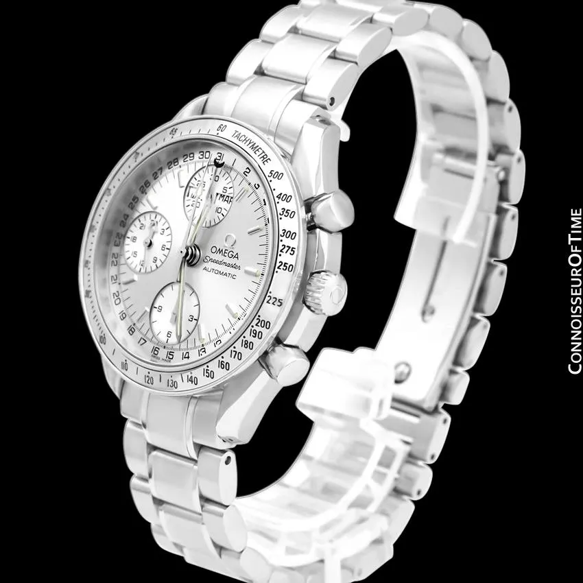 Omega Speedmaster Triple Date Chronograph Watch with Box and Papers, 3523.30 - Stainless Steel