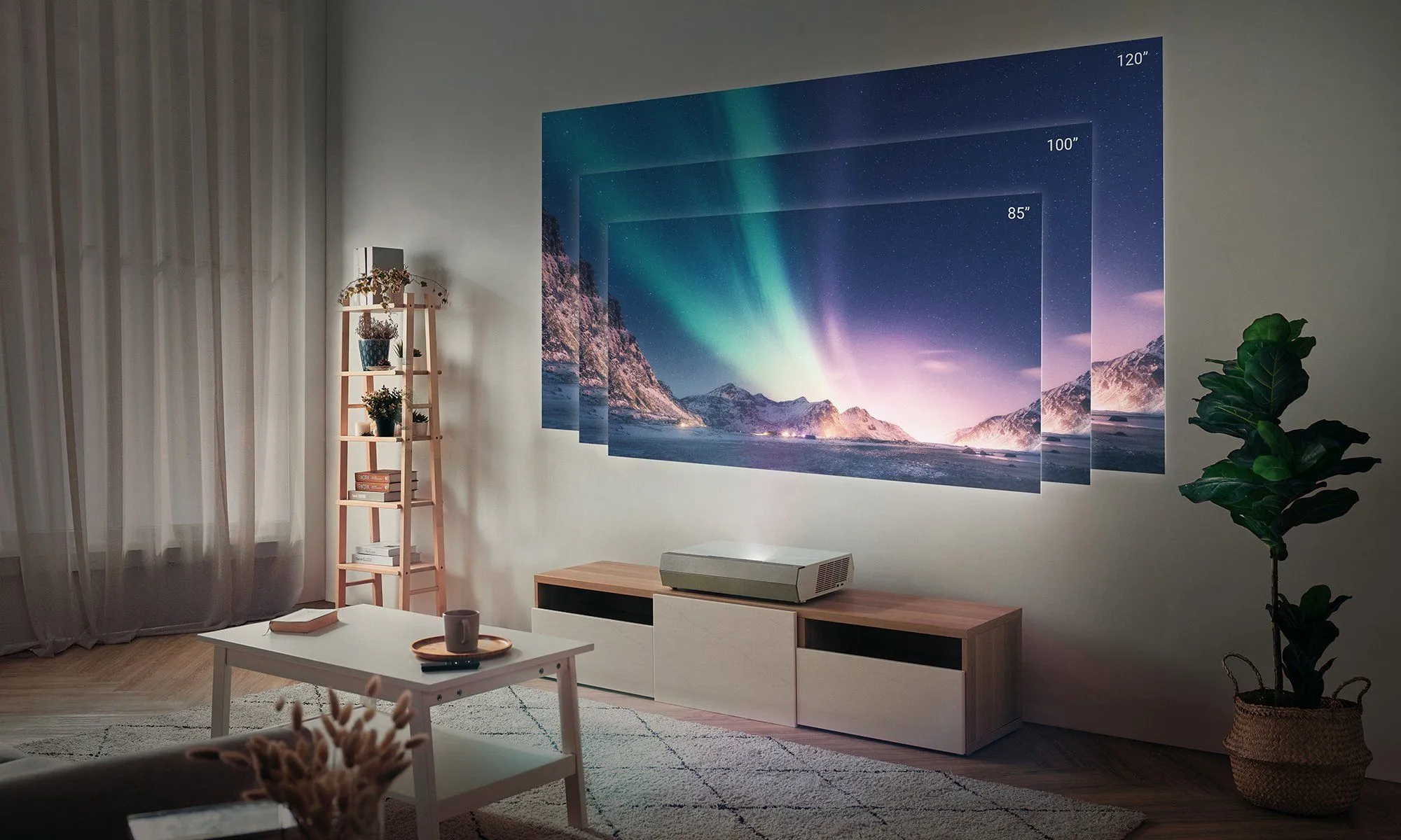 Optoma CinemaX P2 Ultra Short Throw 4K UHD Laser Smart Projector