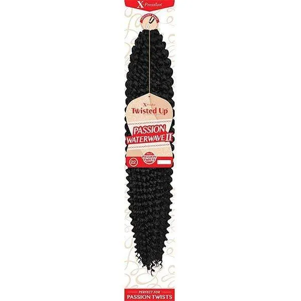 Outre X-Pression Twisted Up Crochet Braid - PASSION WATERWAVE II 22"