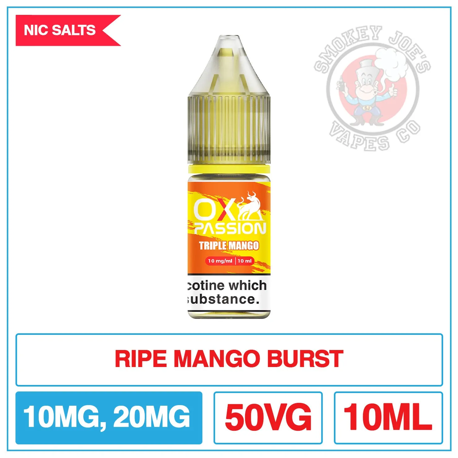 Oxva - Ox Passion - Nic Salt - Triple Mango
