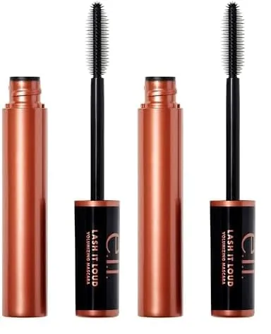 Pack of 2 E.l.f. Lash It Loud Volumizing Mascara, Deep Brown 82481