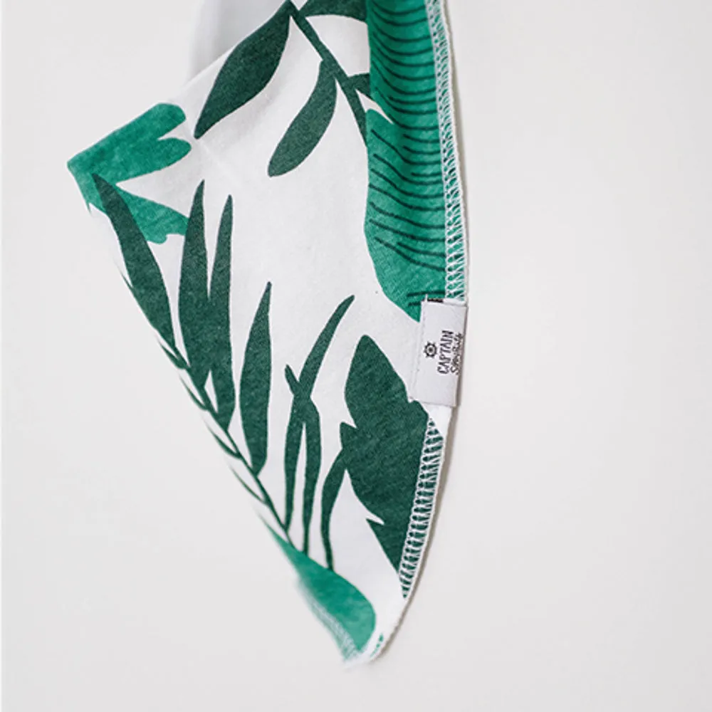 Palm Leaf Bandana Bib