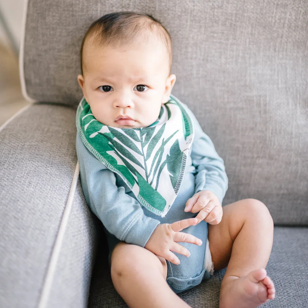 Palm Leaf Bandana Bib