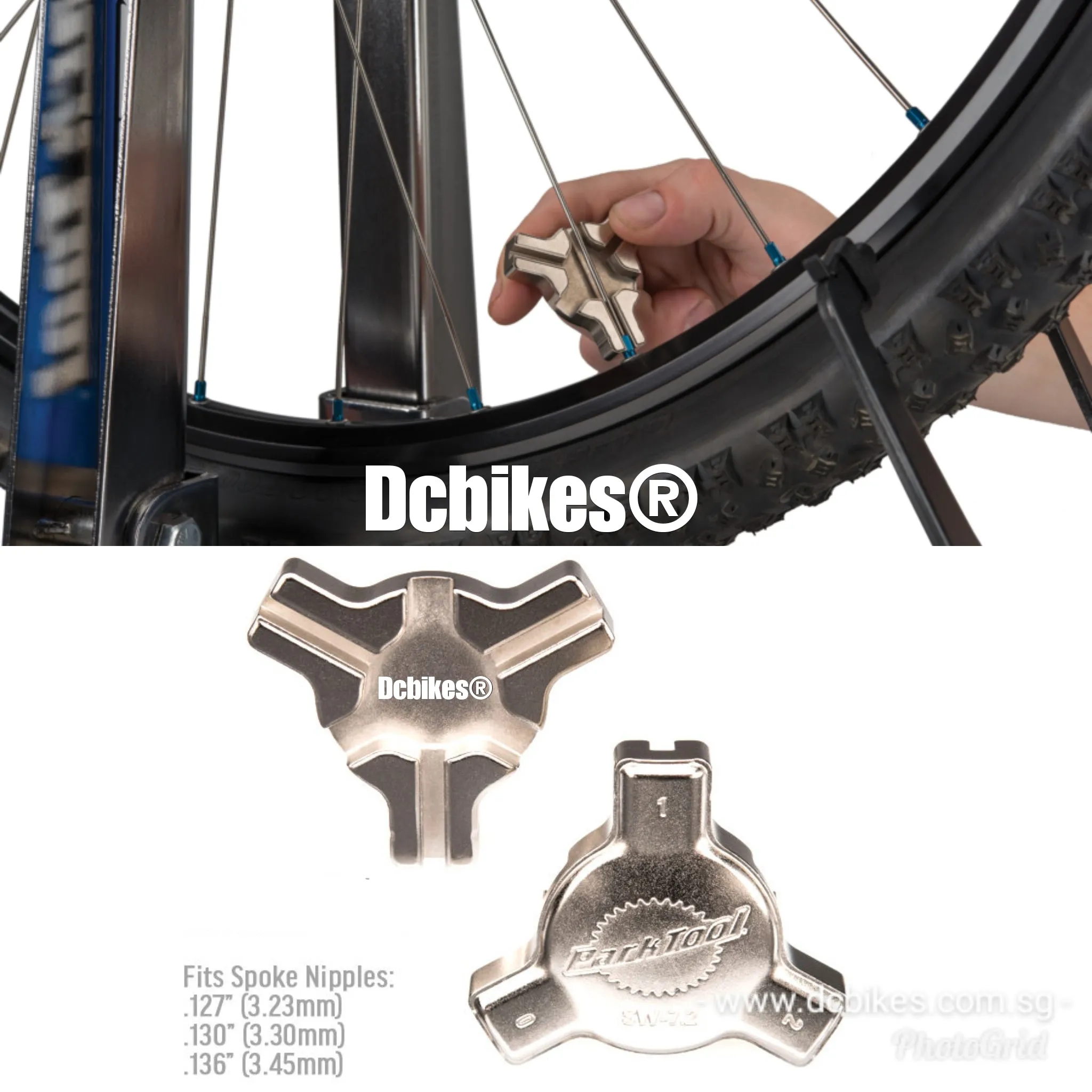 Park Tool MTB Road Triple Spoke Wrench SW-7.2