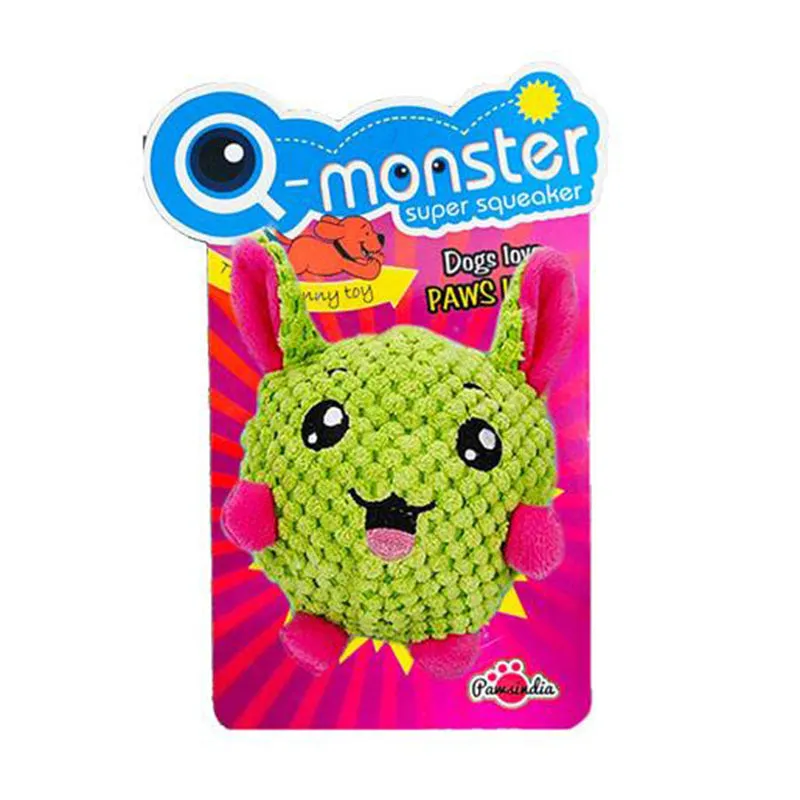 Pawsindia Monster Elfy Bouncing Emoji Toy for Dog