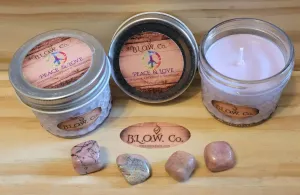 Peace and Love Candle
