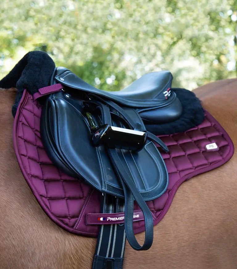 PEI Atlantis Satin GP/Jump Pad with Merino Wool (Burgundy)