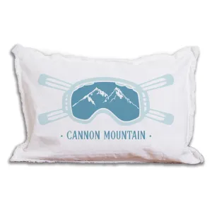 Personalized Ski Goggle Lumbar Pillow