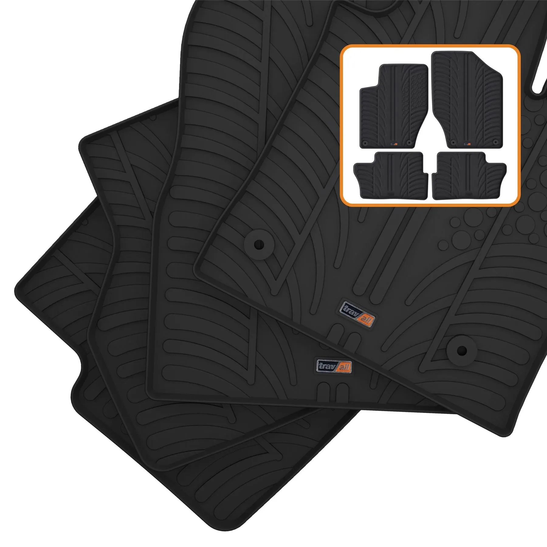 Peugeot 308 SW Rubber Car Mats (2007-2013)