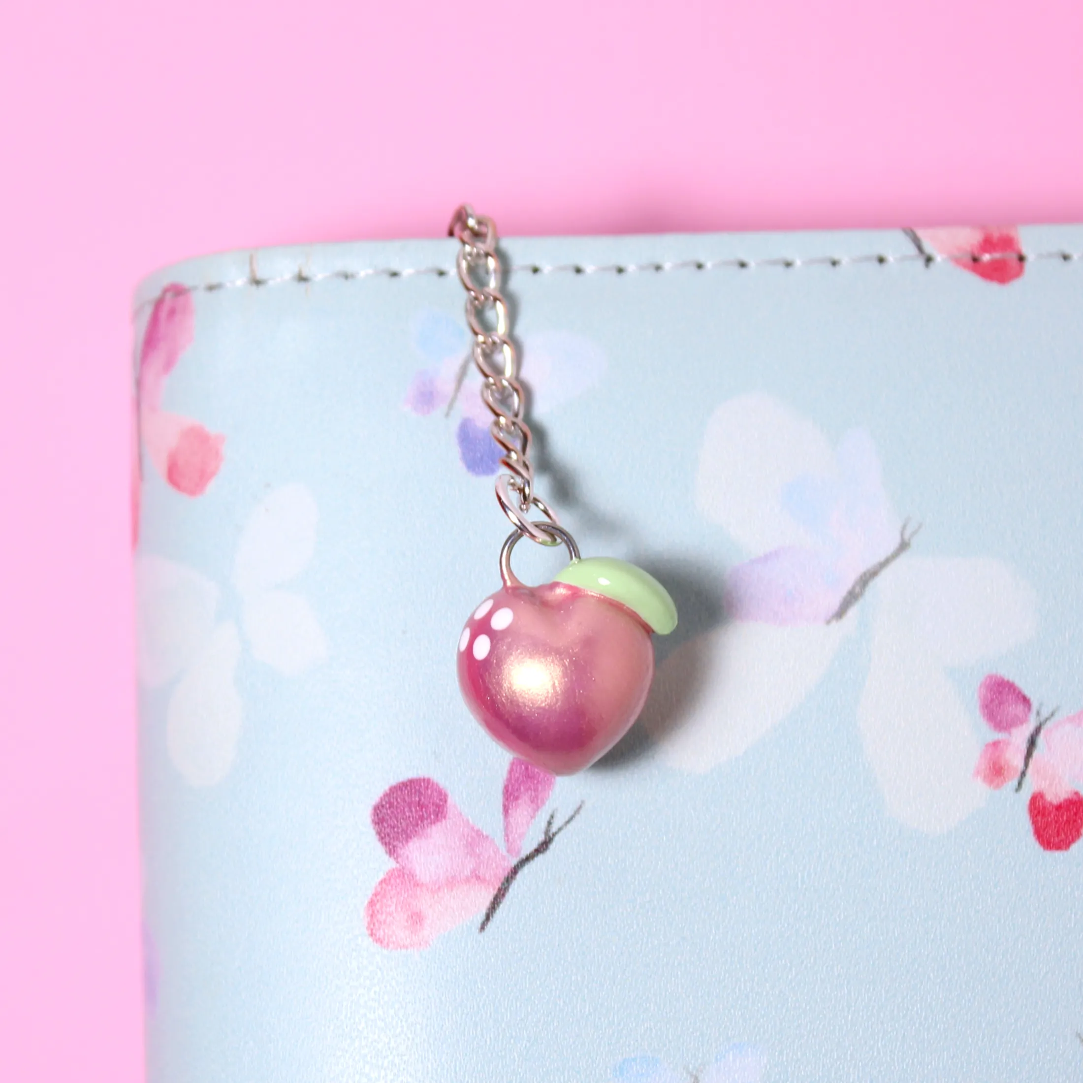 Pink Gold Peach Charm