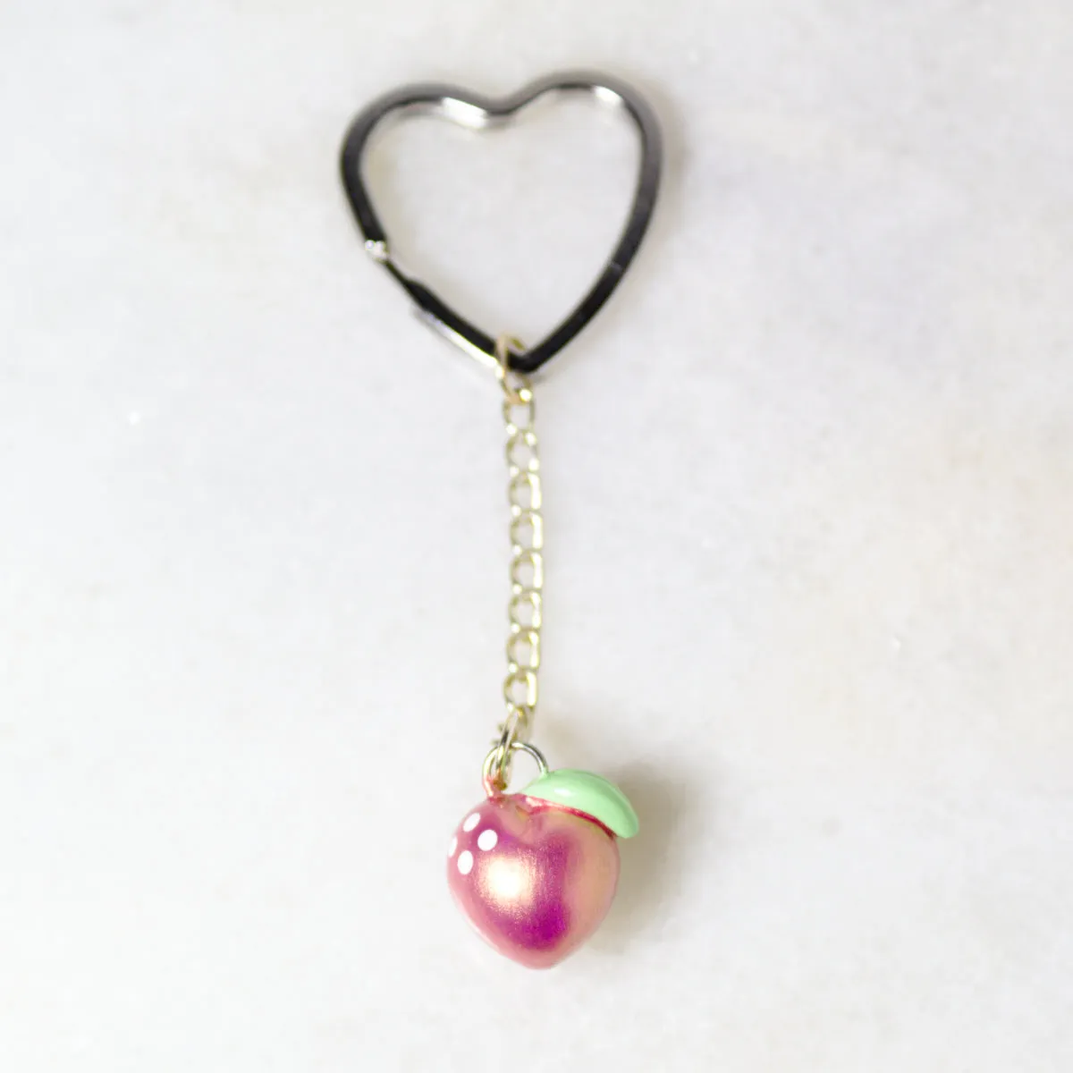Pink Gold Peach Charm