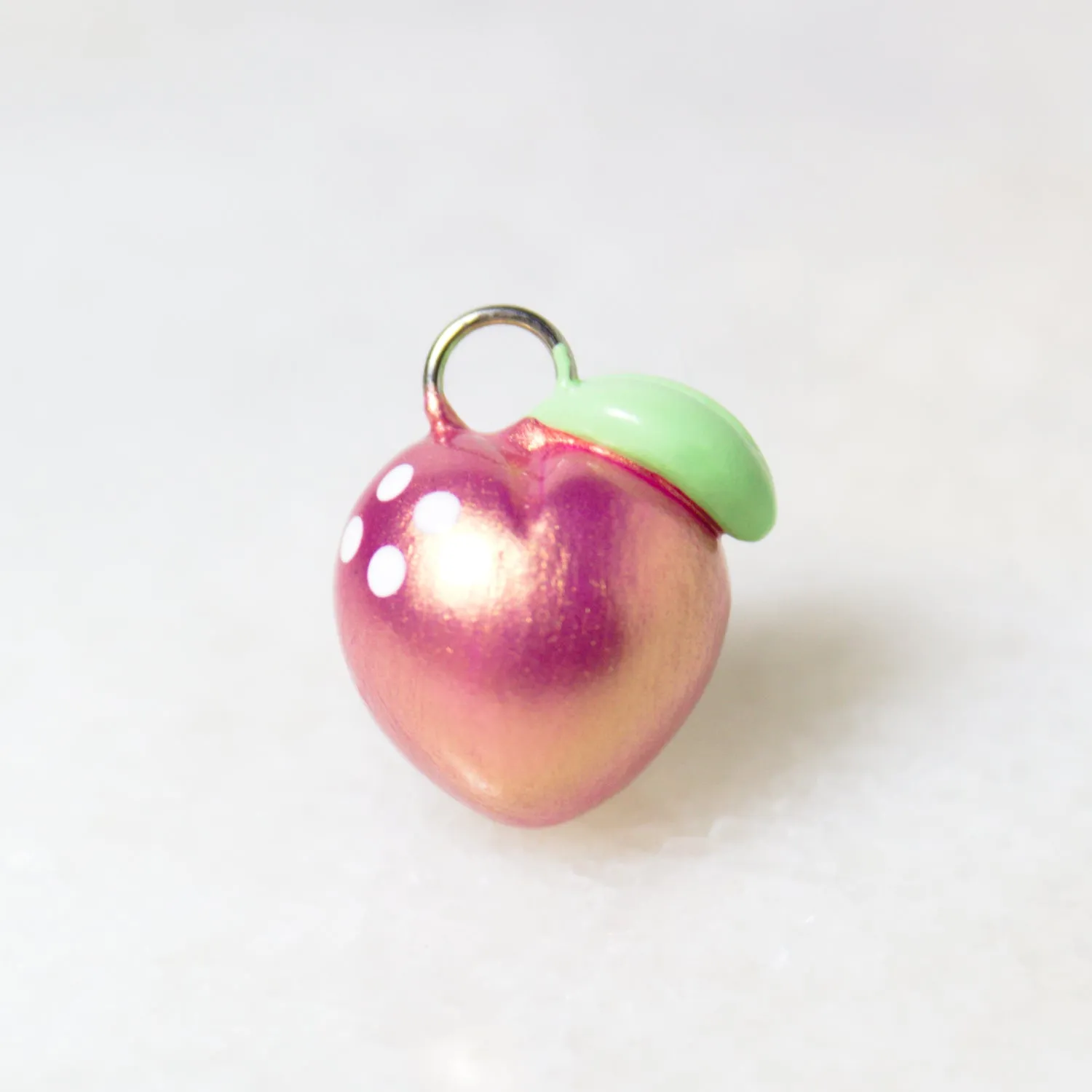 Pink Gold Peach Charm