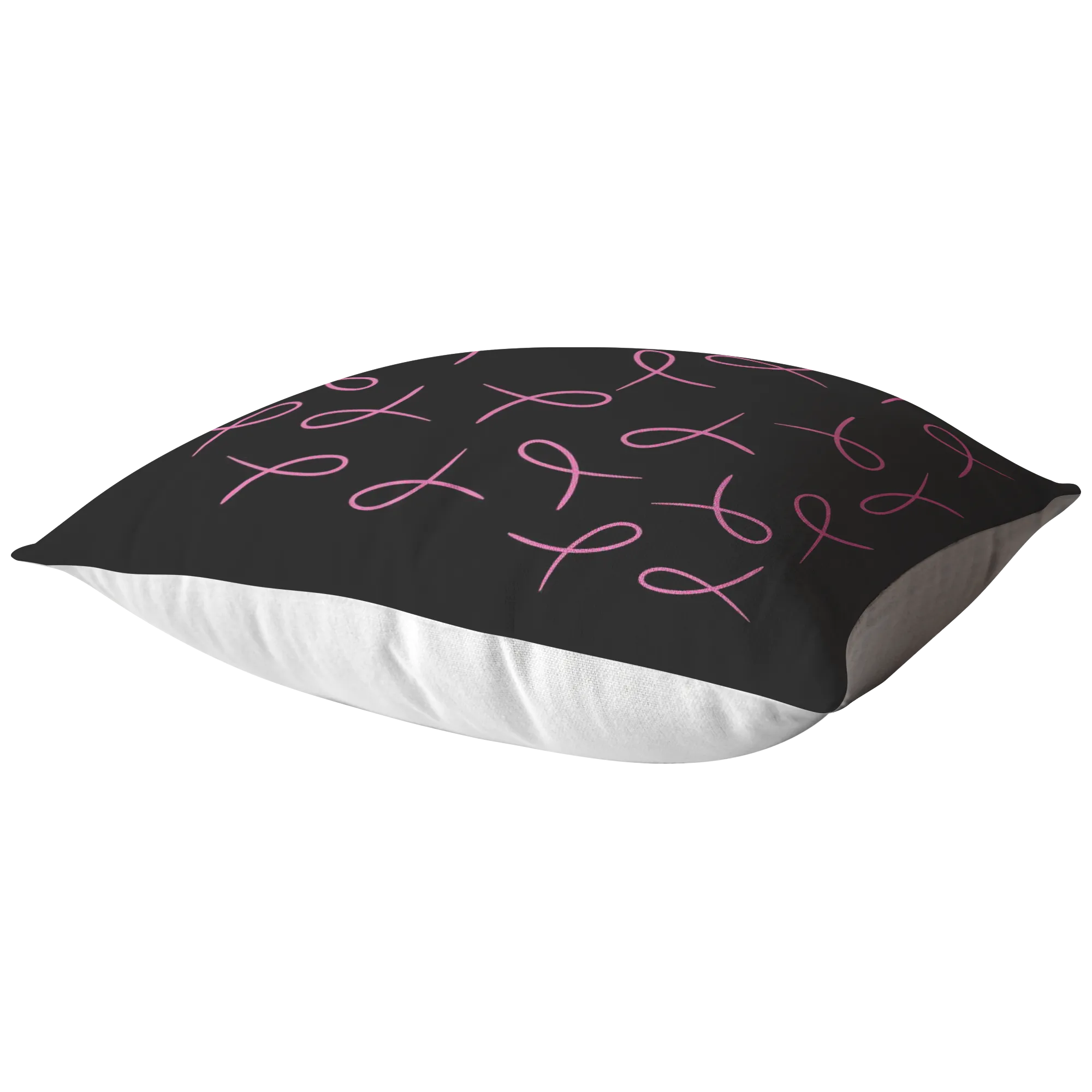 Pink Ribbons Pillow