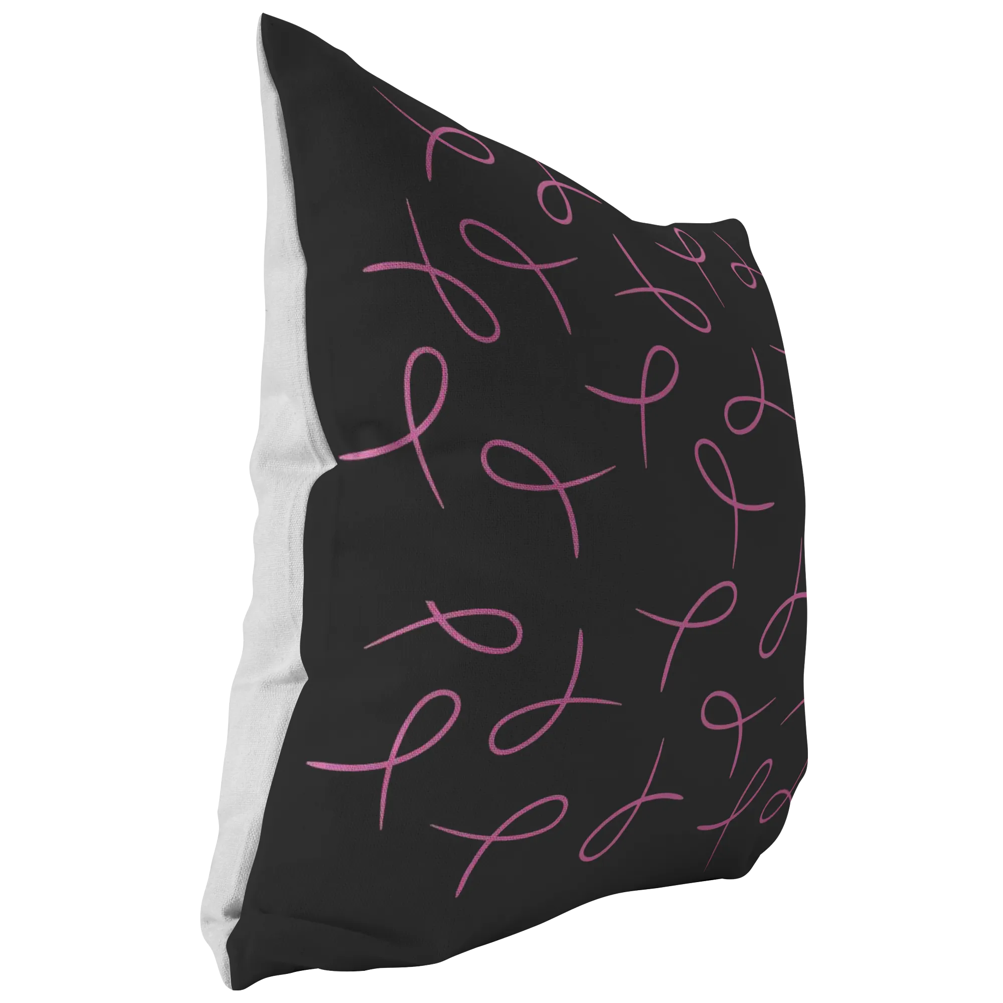 Pink Ribbons Pillow