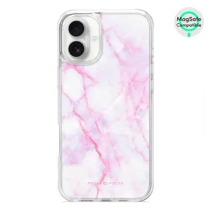 Pink White - iPhone 16 Plus Clear Bumper MagSafe Case