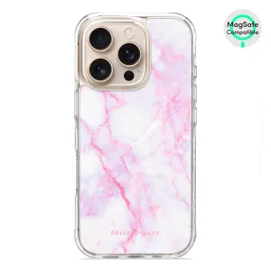Pink White - iPhone 16 Pro Clear Bumper MagSafe Case