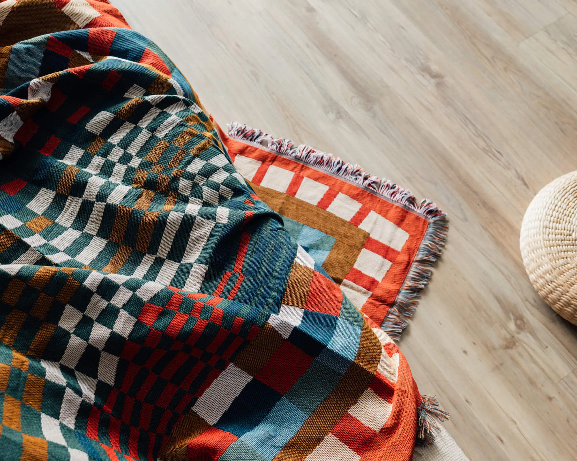 Plaid Throw Blanket