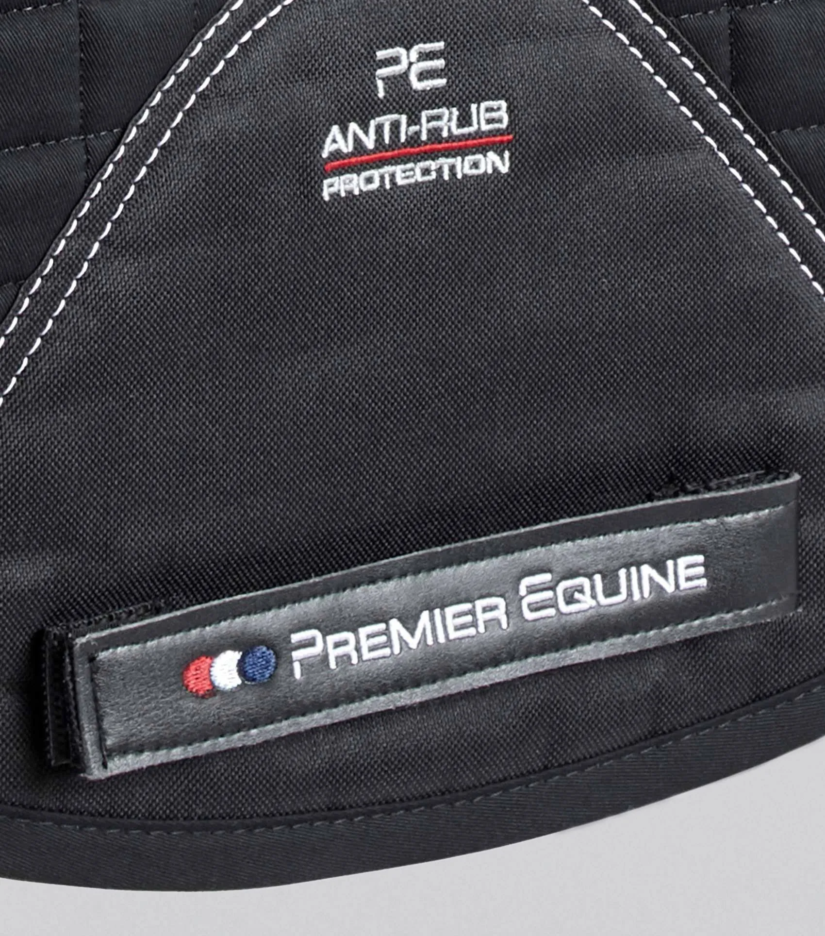 Pony Close Contact Merino Wool Half Lined European Dressage Square Black/Black Wool