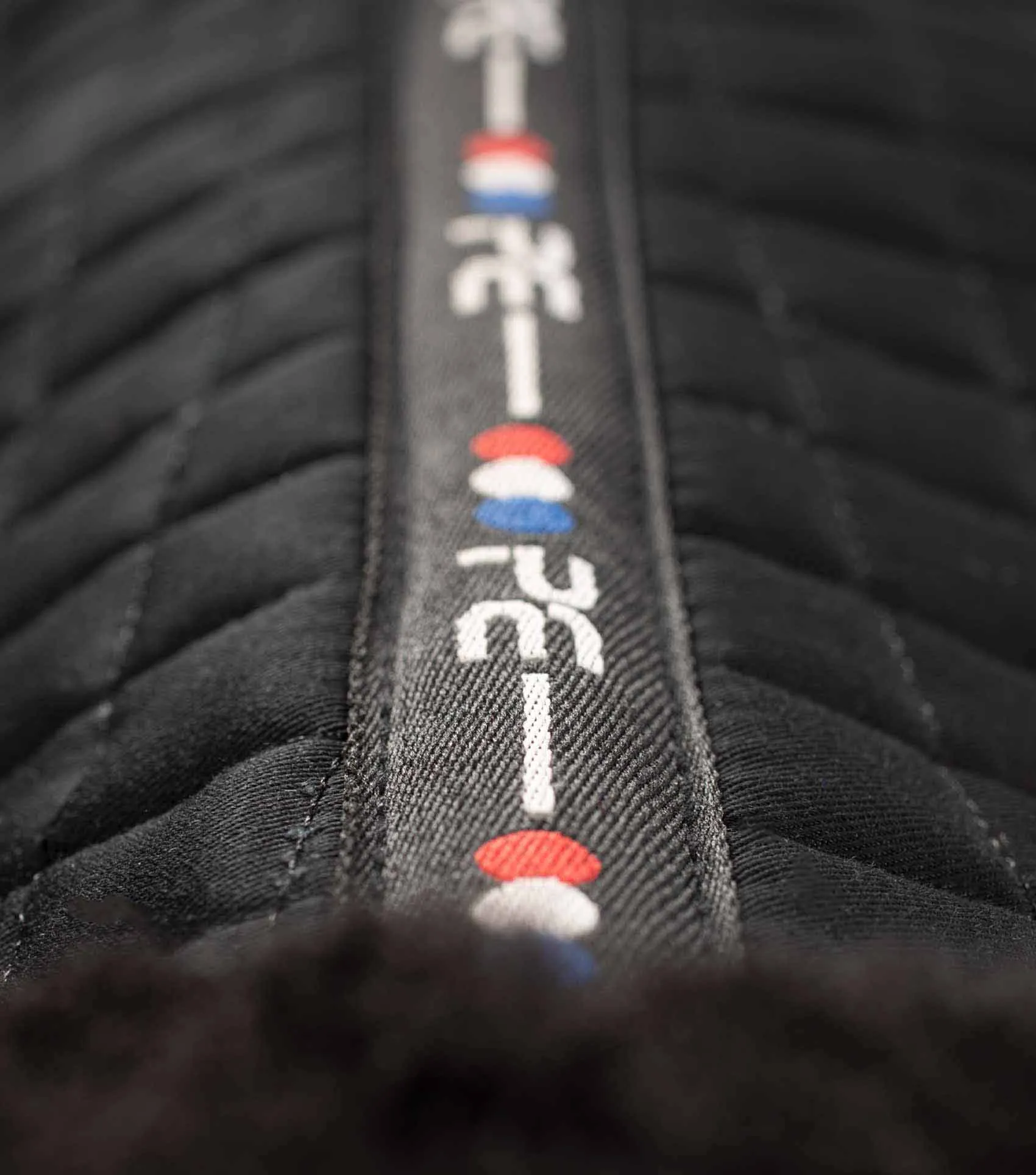 Pony Close Contact Merino Wool Half Lined European Dressage Square Black/Black Wool