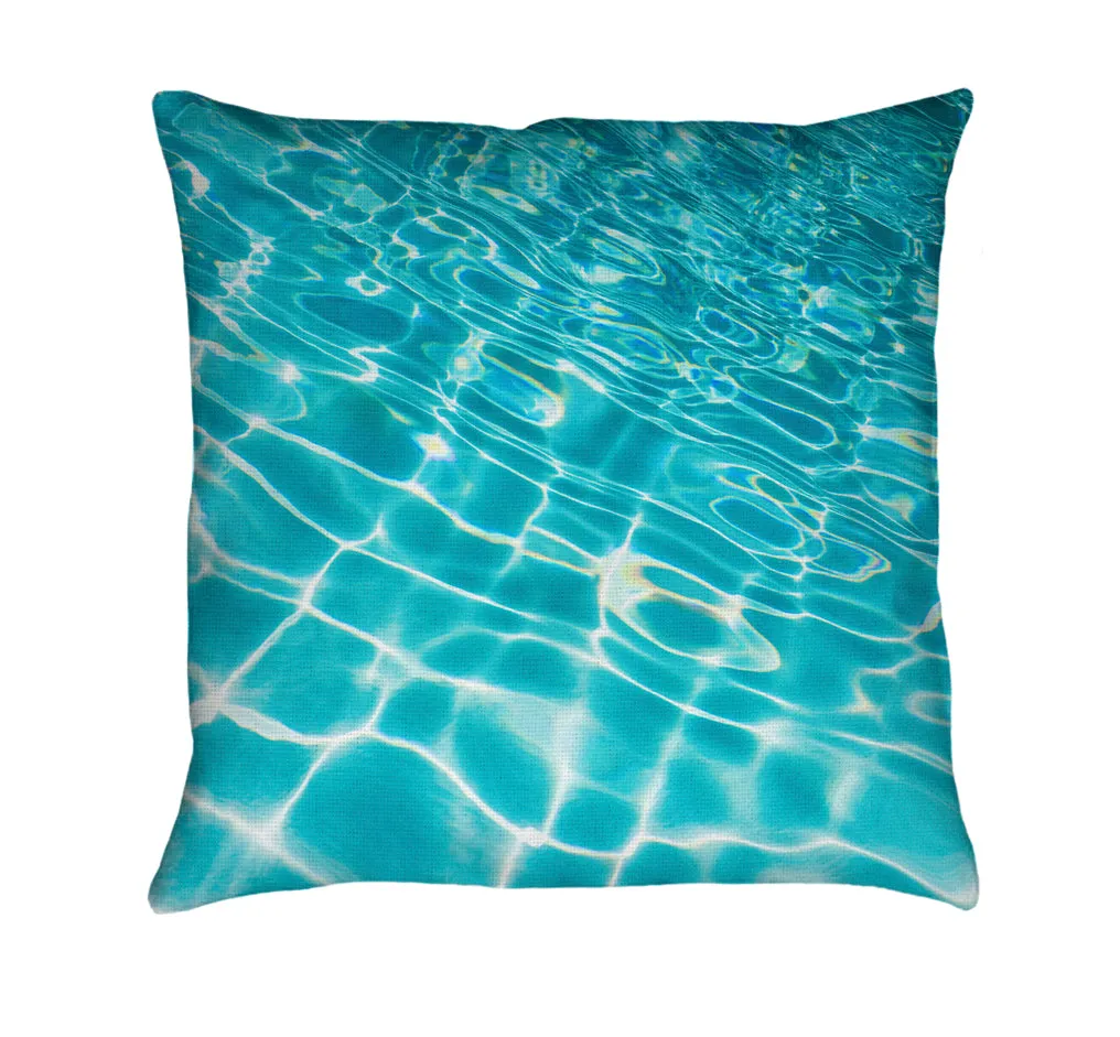 Pool Ripples Throw Pillow